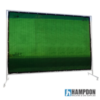 Green Welding Screen / Curtain - 1.8m x 5.5m