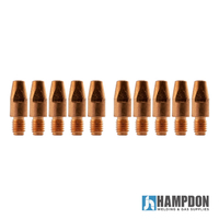 Binzel Style MIG Contact Tips 1.6mm - 10 pack - M8 x 10mm x 1.6mm