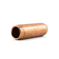 Bernard 400 Amp 4591 Cylindrical Copper MIG Nozzle / Shroud - 2 Pack