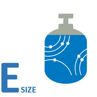 Argon / Co2 E Size Welding Gas Bottle - NO RENT
