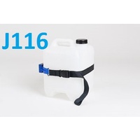 NobleFix Curved Bottle Brackets with 1200mm Strap - 1200mm straps will suit a 45kg LPG gas bottle.
