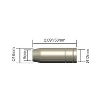 MIG MB15 Conical LH Bulk Kit 35 Piece Combo - 1.0mm - Binzel Style 
