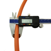 1 Meter Orange LPG Gas Hose 5mm - No Fittings