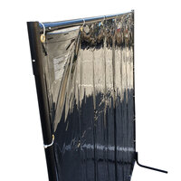 COBRA - 1.8 x 2.7m Green Welding Curtain / Screen and Frame Combo