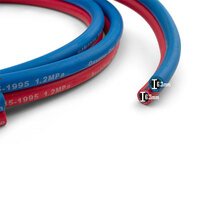 Trelleborg High-Quality 2m Gas Hose for 6.3mm Oxy Acetylene - No Fittings