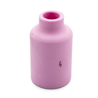TIG Ceramic Cup / Nozzle #6 GAS LENS - 2 Each - WP-17 /18 / 26 