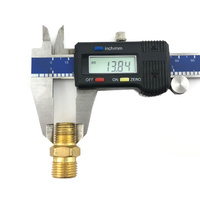 Flow Meter / Regulator Brass Tapered Fitting Argon 5/8 UNF