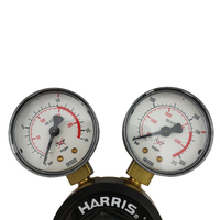 Harris 730Z Oxygen Regulator - 0-1000KPA - Vertical Inlet 