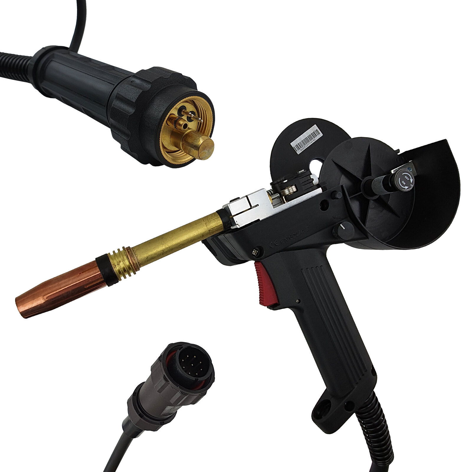 Unimig MIG Spool Gun 8m 240 Amp Euro 9 Pin Aluminium Value Pack