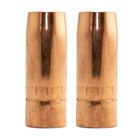TWECO #1 Style 21-62 MIG Gas Nozzle / Shroud 16mm - 2 Each
