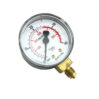 Harris 601 LPG/ACET High Pressure Gauge 0-40 Bar - 8E6014