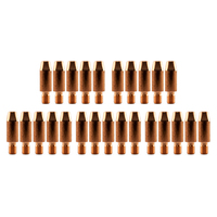Binzel Style MIG Contact Tips 0.6mm - 25 pack - M6 x 8mm x 0.6mm