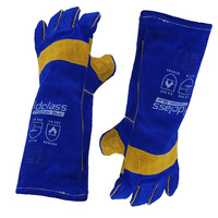 Promax Blue Left Hand Welding Gloves 1 Pair - Lefties