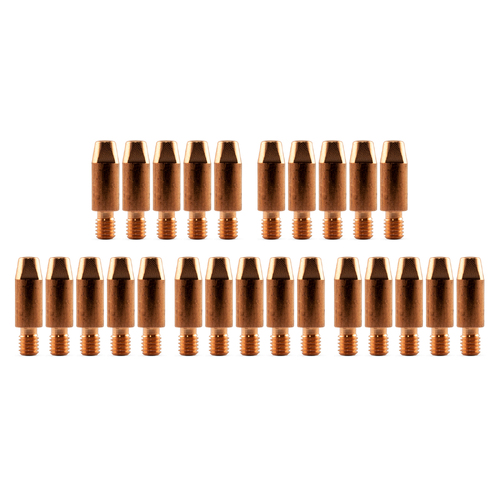 Kemppi Style MIG Contact Tips - M6*28*0.8mm - 25 Each