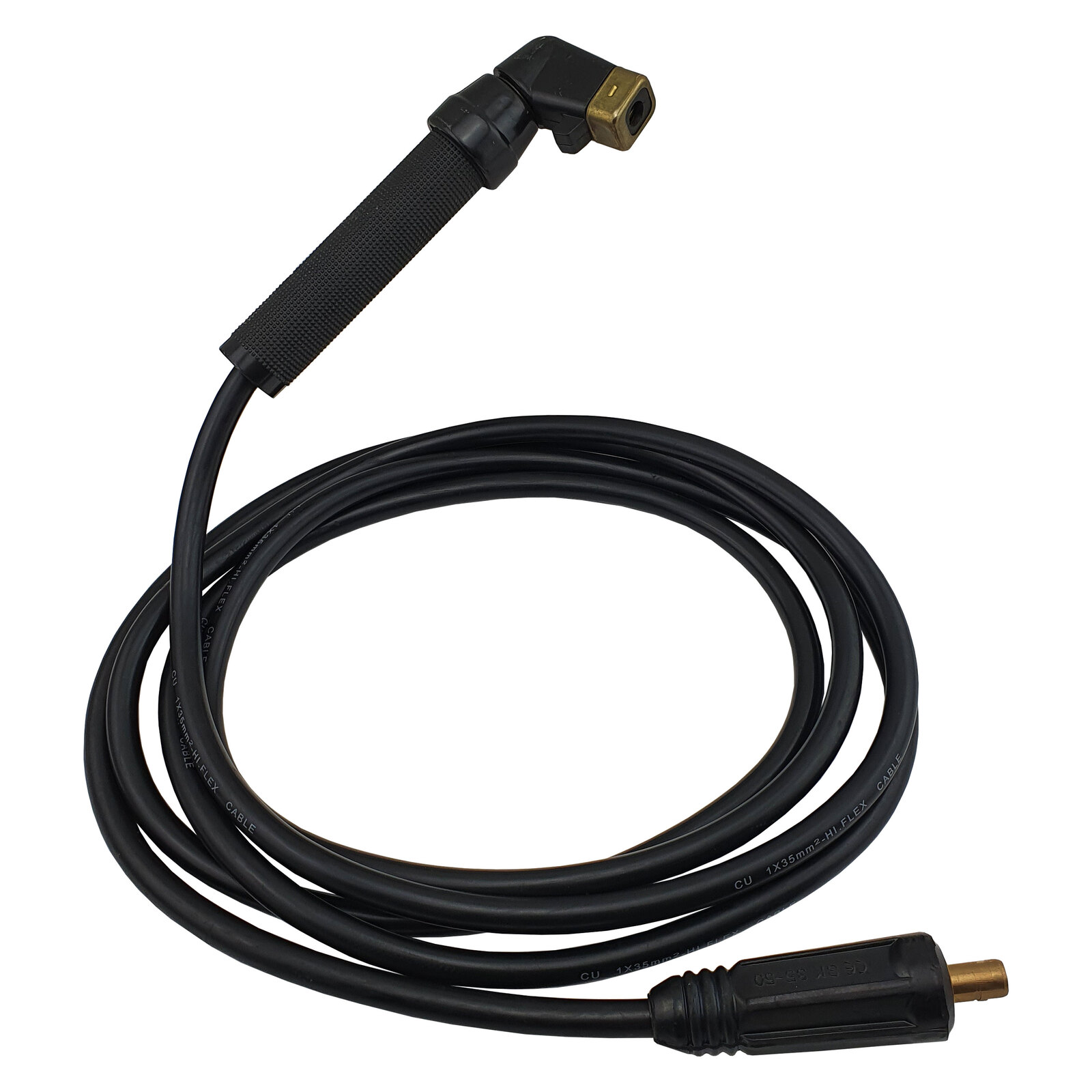 4 Meter Arc Welding Lead Set 200A Earth Clamp Stick Dinse 50