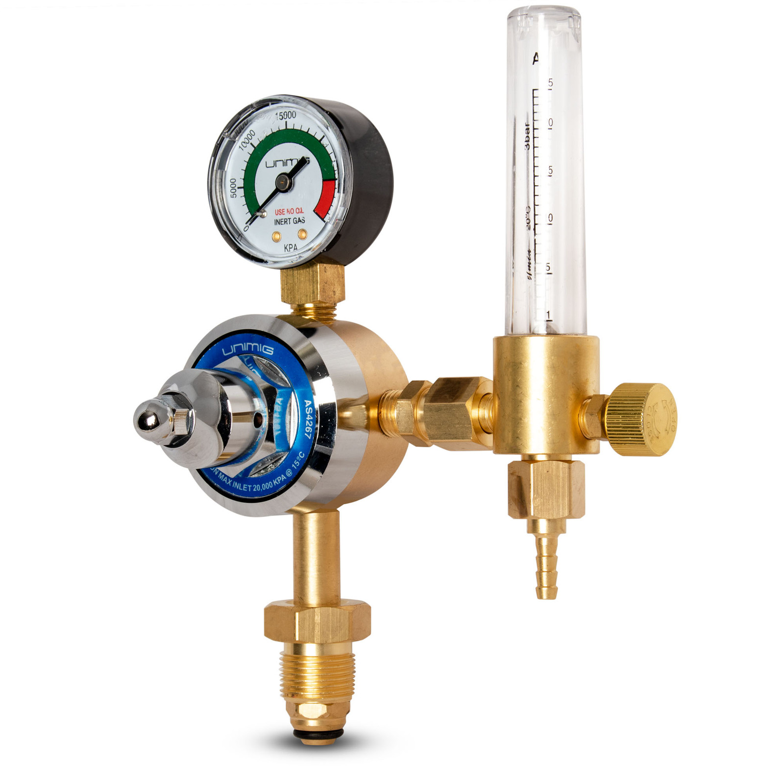 Argon regulator / Flow meter MIG TIG UWELD BOBBIN 025 LPM