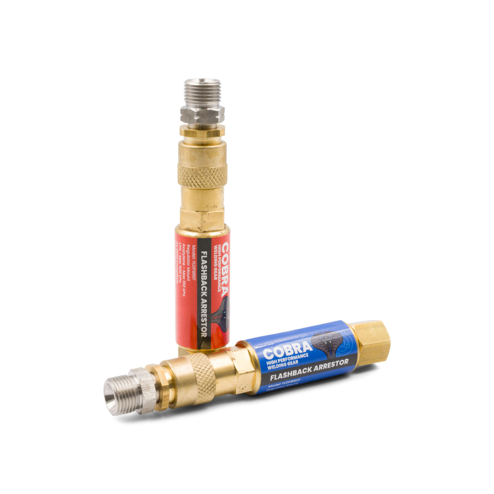 COBRA Oxygen & Fuel Gas Flashback Arrestor - Quick Connect Coupler