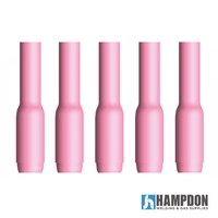 TIG Ceramic Cup / Nozzle #7 LONG - 5 each - WP-17 | 18 | 26