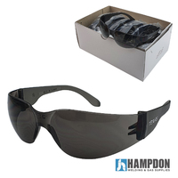 1 Pair Smoke Lens Industrial Safety Glasses - Texas