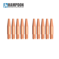 TWECO #2 & #4 Style 14T40 1.0mm Tapered MIG Contact Tips - 10 Each