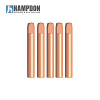 Bernard Style MIG Contact Tips 0.8mm - 5 Pack - Long 51mm