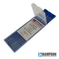 1.6mm PURE TIG 100% Tungsten Electrodes 10 Each - Green Tip