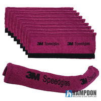 3M Speedglas Universal Flannel Washable Purple Towelling Sweatband - 10 Pack