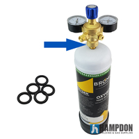 O Ring for Disposable 12mm Thread Oxygen Bottle Regulator 1811172