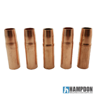 40x TWECO #2 Style MIG Gas Nozzle / Shroud 16mm - 40 Pack