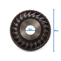 HSS Cutting and bevel Saw Blade - 68mm x 2.0mm - TIALN Coated 72 Teeth with 30 degree Bevel.