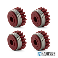 4 x Value Pack Kemppi Plain V Groove 1.0-1.2mm MIG Roller for Steel Wire