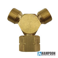 LPG / Acetylene Hose Y Piece Splitter Connector R215