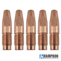 5 Pack of 1.8mm Fronius Style MIG Contact Tips - M10 x 10 x 1.8mm