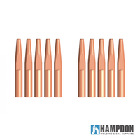 Bernard Style Conical MIG Contact Tips 1.2mm - 10 pack - Long 51mm 