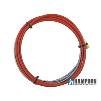Bernard style MIG Liner Steel - 300A to 400A- 4.8 Meter - 0.8 to 1.2mm 