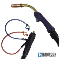 520 Amp 4 Meter Water Cooled MIG Gun / Torch - Binzel Style - Euro - MB501