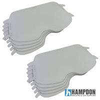 3M Speedglas 9100 FX / FX Air / MP Air - Clear Grinding Visor Lens - 10 Pack
