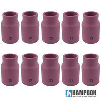 10 x TIG Ceramic Cup Nozzle #12 GAS LENS LARGE DIAMETER