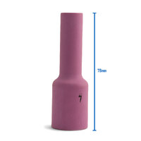 WP-17 | 18 | 26 TIG Ceramic Cup / Nozzle #7 Long Gas Lens - 40 Each