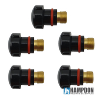 5 x WP17 | 18 | 26 - Short - TIG Torch Back Cap 57Y04