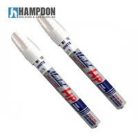 2 x Markal White PRO LINE Marker Paint Pen - Writes On All Surfaces