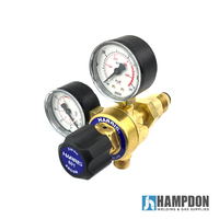 Harris 601 Argon Regulator / Flow meter - Rear Entry