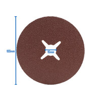 3M Cubitron 2 II 60 Grit Fibre Disc 982C 100mm x 16mm - 25 Each