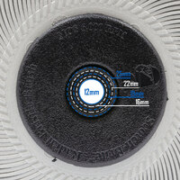 3M 61500187747 150mm x 12mm Scotch-Brite 120 Grit Curved Radial Bristle Brush