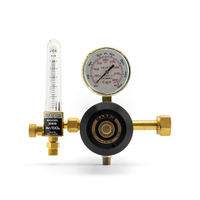Harris 6CD100F High-Flow Two Stage CO2 Regulator 