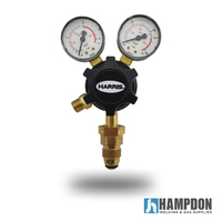 Harris 730Z Oxygen Regulator - 0-1000KPA - Vertical Inlet 