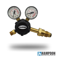 Harris 730Z Oxygen Regulator - 0-1000KPA - Side Inlet 