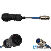7 Pin UNIMIG Female Plug to 9 Pin UNIMIG Male Plug Adapter