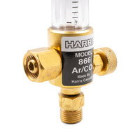 Harris 821 Argon Preset Regulator Bottom Entry with Flowmeters