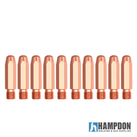 Kemppi Style MIG Contact Tips E-CU Aluminum - M8*35*1.2mm - 10 Each